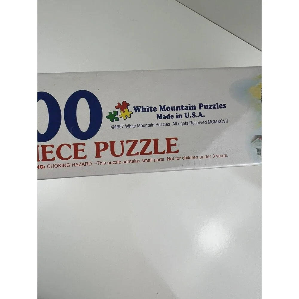 White Mountain Puzzles American Lighthouse 1000 pcs Jigsaw Puzzle New Sealed